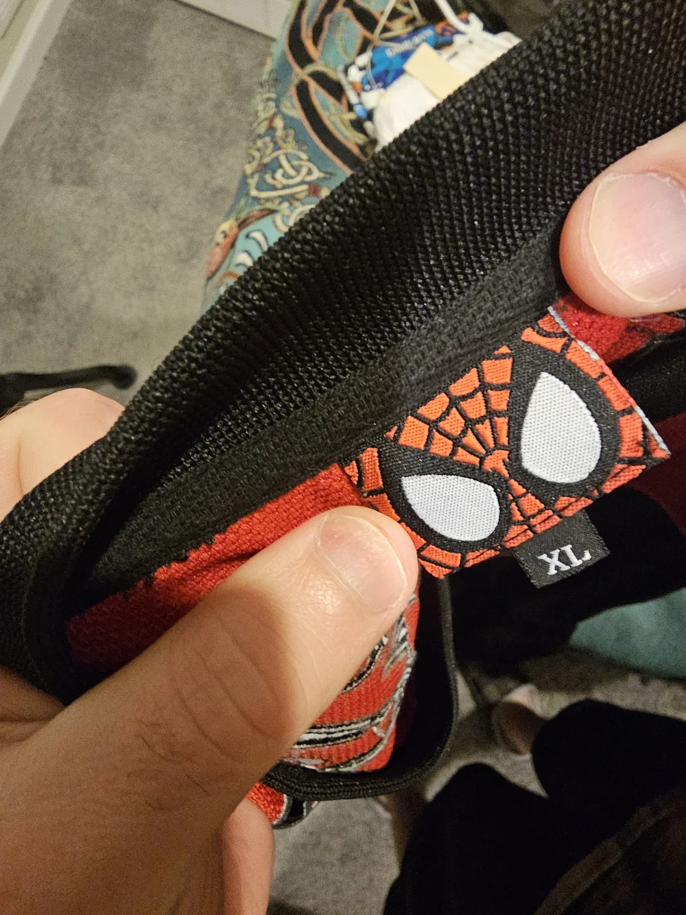 Authentic Licensed Black And Red SpiderMan 62 Heavyweight Jersey